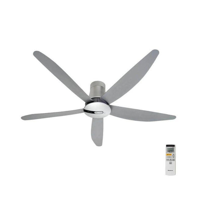 Panasonic F‑M15H5VBSRH 60″ Econavi 5-Blade Ceiling Fan (Long Pipe) with DC Motor