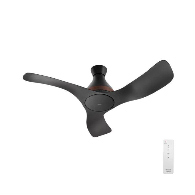 Panasonic F‑M12ECVBKH 48″ DC Motor Ceiling Fan, 3-Blade WIFAN Wi-Fi App Control