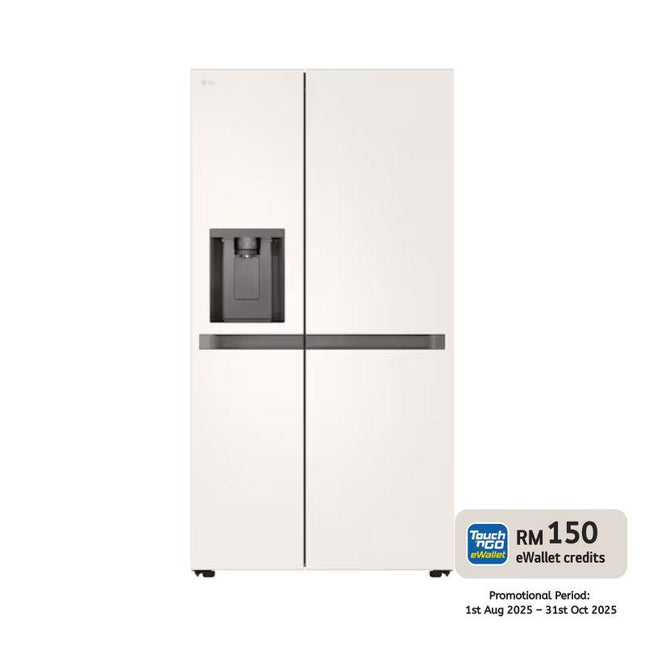 LG GC-L257KQKW 655L Side-by-Side Fridge – InstaView™, Door-in-Door™, UVnano Water Dispenser