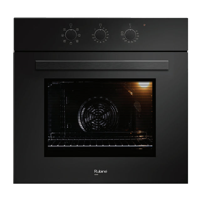 Rubine CAVO 60L Built in Oven with 7 Cooking Function & Rotisserie Turnspit RBOCAVO60BL / RBO-CAVO-60BL