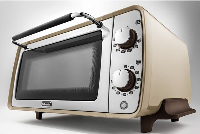 De'Longhi Icona Vintage Toaster Oven 9L (Beige/Olive Green) - EOI406.BG/GR