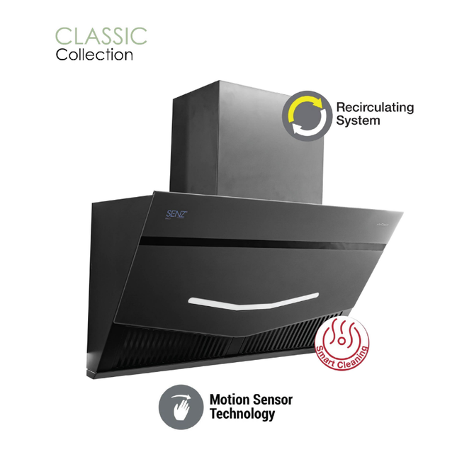 SENZ ENZO SZ-CH8360AC intelSync Cooker Hood with Nano Coating Glass Panel SZCH8360AC SZ-GS980FL SZGS980FL Hud