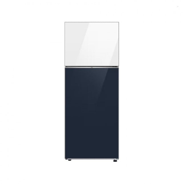 SAMSUNG 476L BESPOKE TOP MOUNT  REFRIGERATOR 2023 (CLEAN WHITE + CLEAN NAVY) | RT47CB66448AME