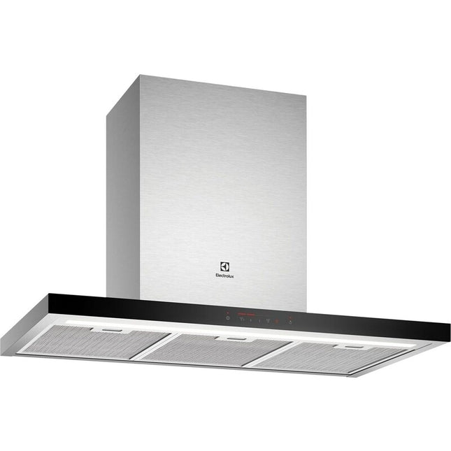 Electrolux 90cm Chimney Hood | Hob2Hood Auto Connection | PowerBoost Odour Removal | Touch Control – UltimateTaste 700 ECT9754H