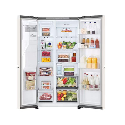 LG GC-L257KQKW 655L Side-by-Side Fridge – InstaView™, Door-in-Door™, UVnano Water Dispenser