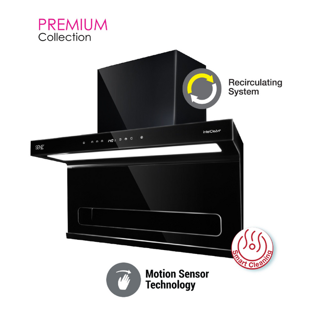 Senz STELLA L Shape Design Heat Pro intelClean Cooker Hood SZ-CH3288AC 1700 m3/h SZCH3288AC SZCH336IAC Hud