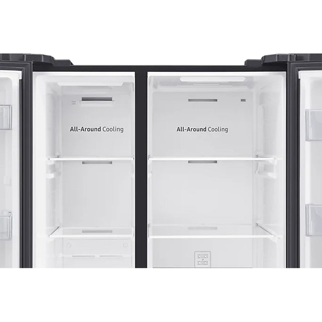 Samsung RS62T5F01B4/ME Side by Side Refrigerator with Family Hub, 660L Digital Inverter- RS62T5F01B4ME