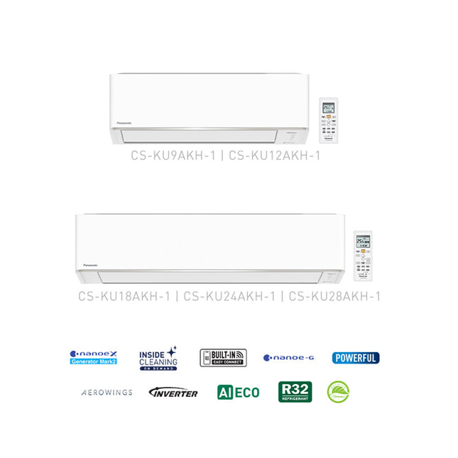 PANASONIC R32 RAC X-DELUXE (KU) INV WM 1.0/1.5/2.0/2.5/3.0HP