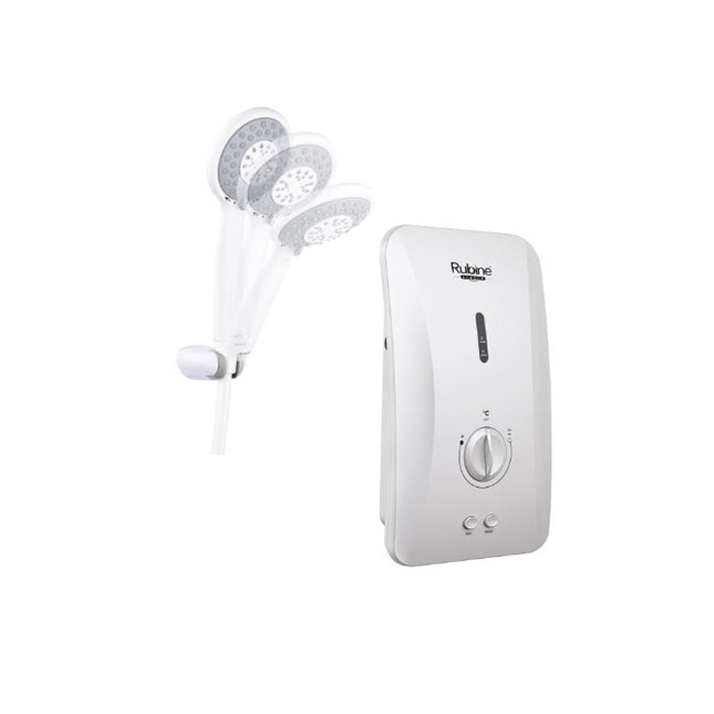 Rubine Shower White Flusso Non Pump - FS390NMAW