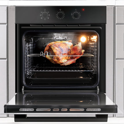 Rubine CAVO 60L Built in Oven with 7 Cooking Function & Rotisserie Turnspit RBOCAVO60BL / RBO-CAVO-60BL
