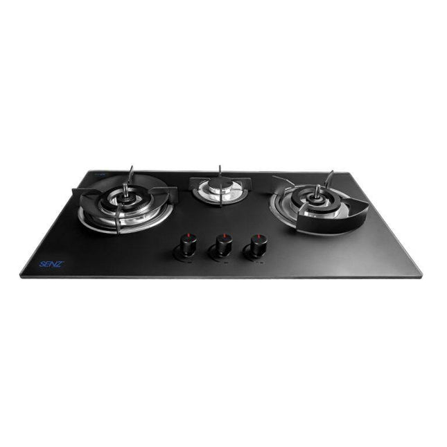 SENZ TRESOR Anti-Dry Burning Technology 3 Plate Burner Gas Stove