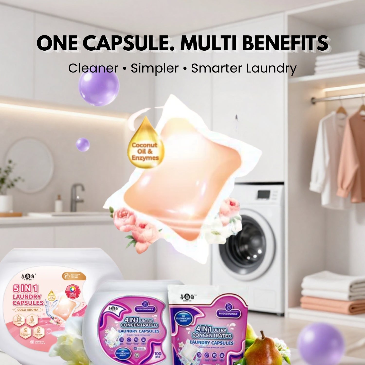 One Capsule, Four Benefits: A Smarter Way to Do Laundry