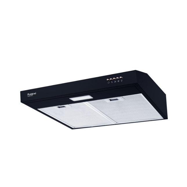 Rubine RSH-GENOA-60BL 920M³/H 60CM Push Button Slim Hood RSHGENOA60BL