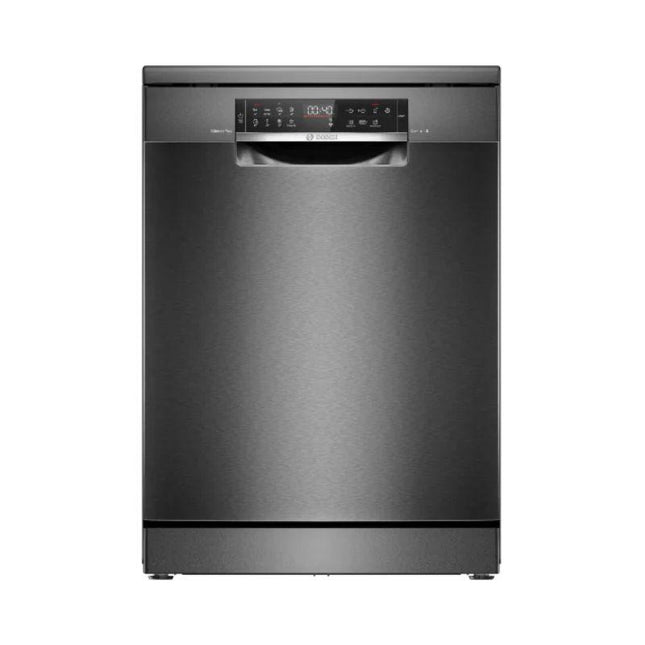 Bosch SMS6ECC51E 14‑Place Freestanding Series 6 Dishwasher, Black, EcoSilence Drive