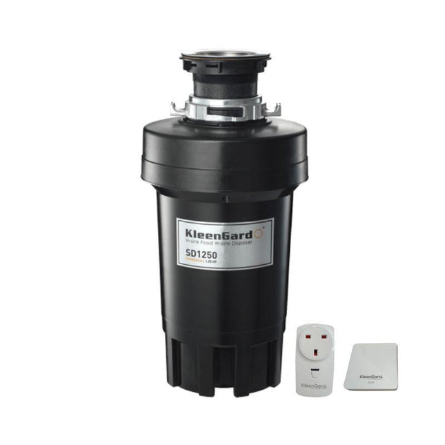 KleenGard SD1250 1.25 HP Premium In-Sink Food Waste Disposer, 4,000 RPM Torque Master