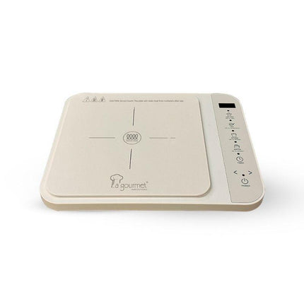 La Gourmet IH01 2000 W Electric Induction Cooker – 4 Preset Touch‑Control (Vanilla Cream)