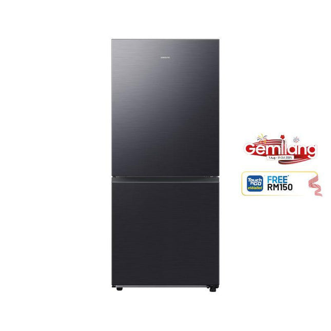 Samsung RB45DG600EB1ME 458L 2-Door Fridge, Bottom Freezer Refrigerator, Digital Inverter Technology Black DOI RB45DG600EB1ME