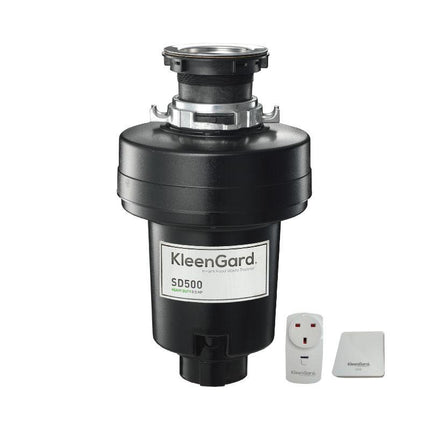KleenGard SD500 0.5 HP Heavy-Duty Undersink Food Waste Disposer, 4,000 RPM Permanent-Magnet Motor