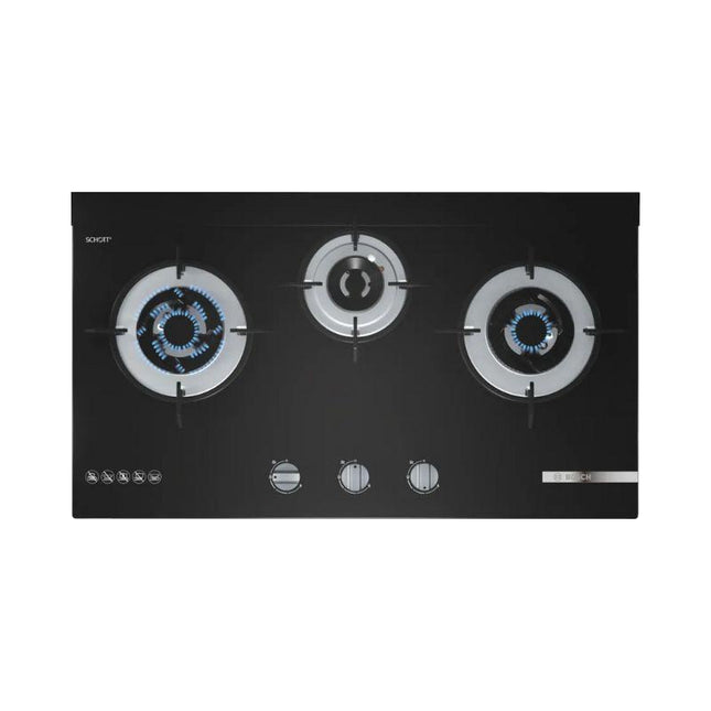 Bosch PMD83A31AX 78cm Cooker Gas Hob 3 Burner, Serie | 4