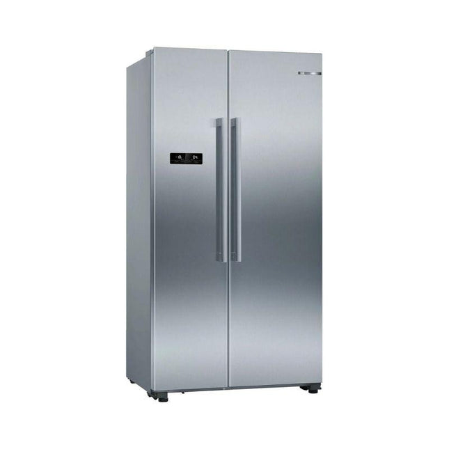 Bosch KAN93VIFPG 560L Side-By-Side Fridge, Refrigerator Series 4 Stainless Steel, Anti-Fingerprint