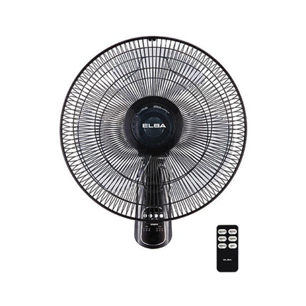 Elba EWMF‑E1646RC(BK) 16″ Wall Fan – Remote Control, 3 Speeds