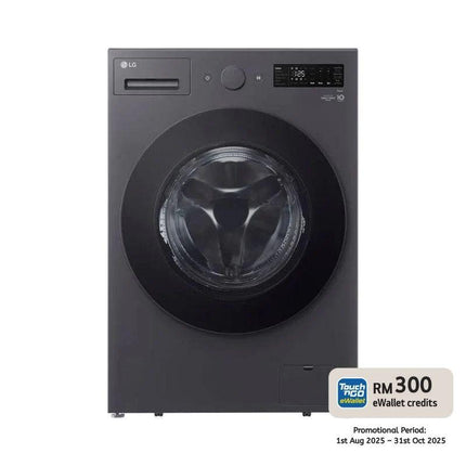 LG F2515SNTGE 15KG Front Load Washer, AI Direct Drive Washing Machine, TurboWash, Slim