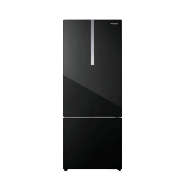 Panasonic NR-BX471WGKM 465L 2‑Door Bottom Freezer Refrigerator – Black Glass