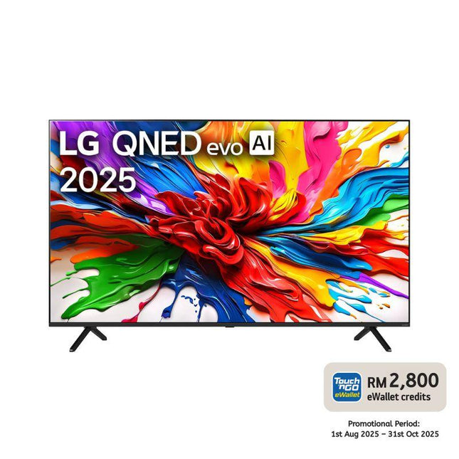 LG 75QNED92ASA 75” QNED Mini LED 4K Smart TV – Dolby Vision IQ, HDR10 Pro, AI Picture Pro, webOS