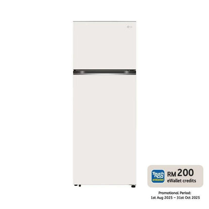 LG GN-B452PBFK 493L 2-Door Fridge, Top Freezer Refrigerator, Beige Multi Air Flow GNB452PBFK