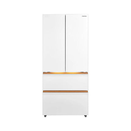Toshiba GR-RF690WIPGY67 580L 4-Door Fridge Refrigerator Multi Drawer Door Japandi GRRF690WIPGY67