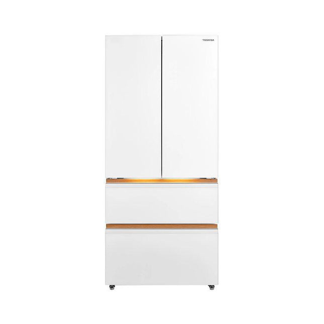 Toshiba GR-RF690WIPGY67 580L 4-Door Fridge Refrigerator Multi Drawer Door Japandi GRRF690WIPGY67