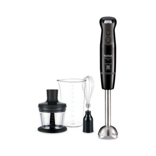 Tefal HB8338 OptiTouch Hand Blender, 600 W, 16 Speeds, Mini Chopper & Whisk Accessories