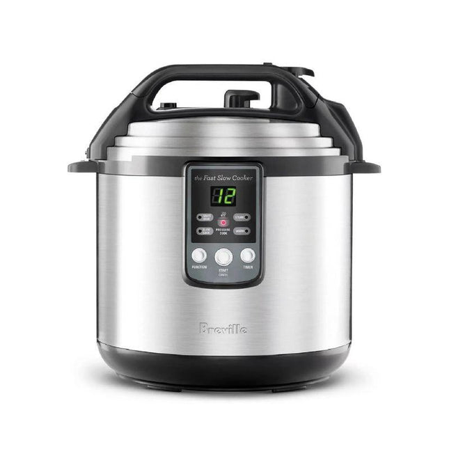 Breville BPR650 The Fast Slow Cooker – 6L Pressure & Slow Cooking, Stainless Steel