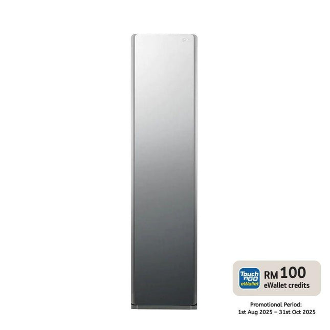 LG S3MFC Styler The Smart Wardrobe with Refresh, Sanitary & Gentle Dry – Essence Mirrored Finish S3MFC