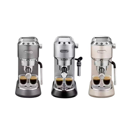 Delonghi EC885GY Dedica Arte Manual Espresso Machine – Grey, My LatteArt Wand