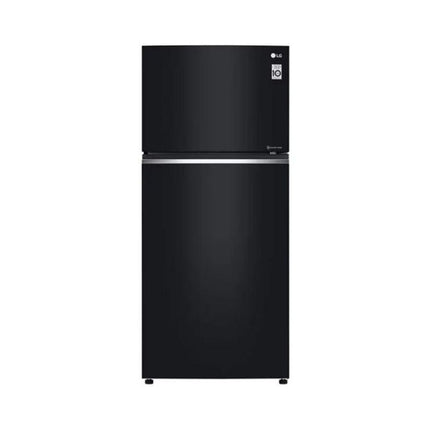 LG GN-C702SGGM 506L 2-Door Fridge, Top Freezer Refrigerator, Inverter Glass Black GNC702SGGM