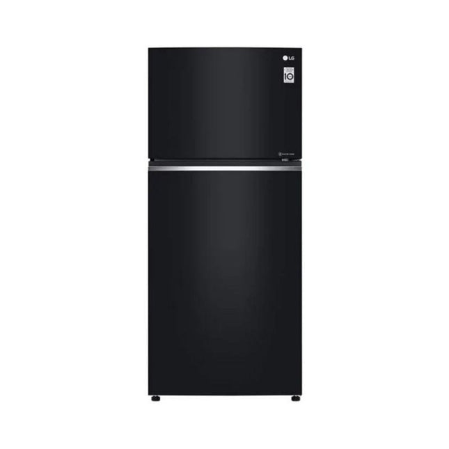 LG GN-C702SGGM 506L 2-Door Fridge, Top Freezer Refrigerator, Inverter Glass Black GNC702SGGM