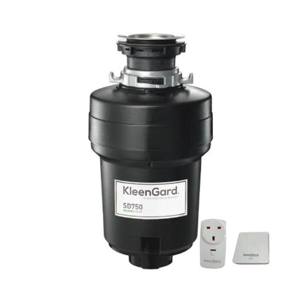 KleenGard SD750 0.75 HP Deluxe In-Sink Food Waste Disposer, 4,000 RPM Stainless-Steel Grinder & Torque Master