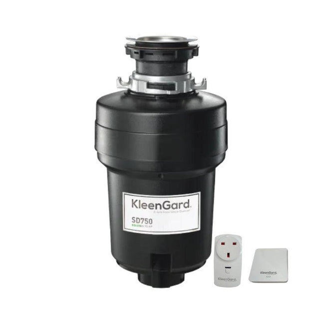 KleenGard SD750 0.75 HP Deluxe In-Sink Food Waste Disposer, 4,000 RPM Stainless-Steel Grinder & Torque Master