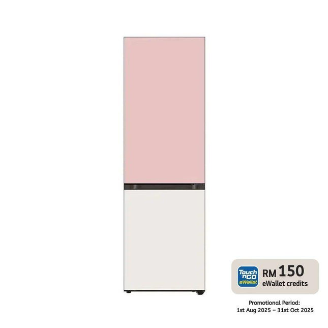 LG GC-B459QG9D 341L 2-Door Fridge, Bottom Freezer Refrigerator, Smart Inverter GCB459QG9D