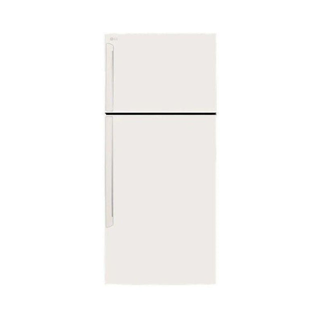 LG GN-C702HQCM 547L 2-Door Fridge, Top Freezer Refrigerator, Smart Inverter, Beige GNC702HQCM