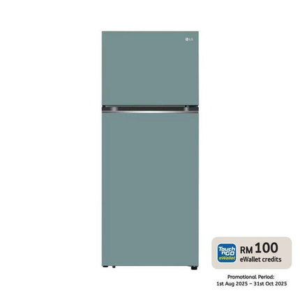 LG GN-B332PMGB 360L 2-Door Fridge, Top Freezer Refrigerator, Mint Inverter GNB332PMGB