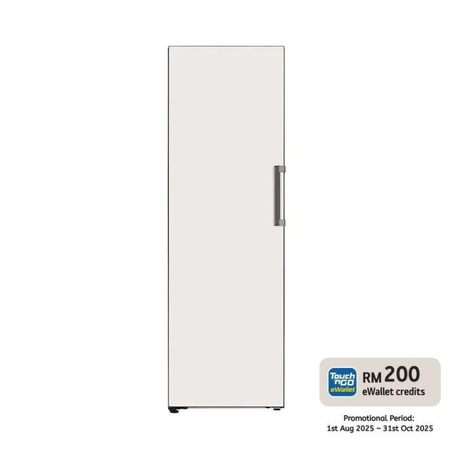 LG GC-B414FGQF 321L 1-Door Upright Freezer, Objet Series, Beige Finish GCB414FGQF