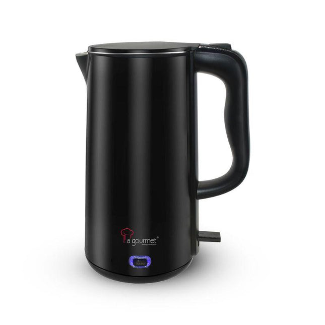 La Gourmet KT30 3 L Healthy Seamless Electric Kettle – Matte Black with Keep‑Warm