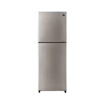 Sharp SJ4122MSS 410L 2-Door Fridge, Top Freezer Refrigerator, Inverter J-TECH SJ4122MSS