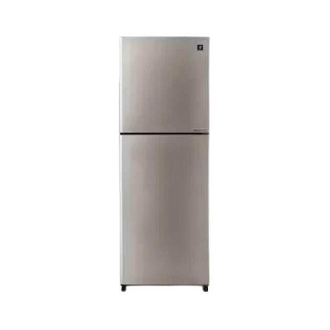 Sharp SJ4122MSS 410L 2-Door Fridge, Top Freezer Refrigerator, Inverter J-TECH SJ4122MSS