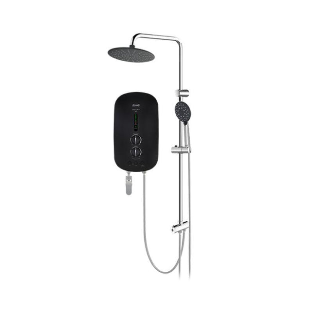 Alpha Smart 18i Plus MB 3.8 kW Smart 18i Plus DC Pump Water Heater, Matt Black with Rain Shower