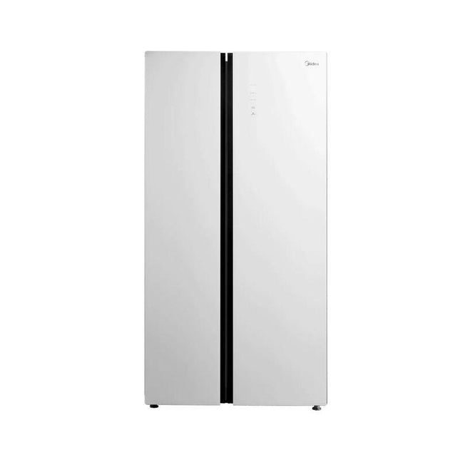 Midea MDRS712FIE61W 660L Side-By-Side Fridge Inverter Refrigerator White Glass MDRS712FIE61W