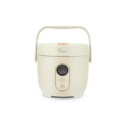 La Gourmet RC08DG 0.8 L Digital Rice Cooker – Vanilla Cream (Ceramic Non‑Stick, AI Heat)