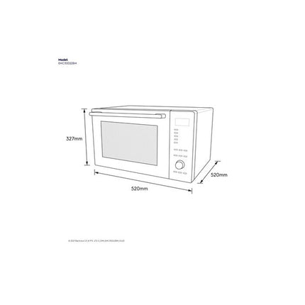 Electrolux 30L UltimateTaste Freestanding Combination Microwave Oven Grill 1000W - EMC30D22BM
